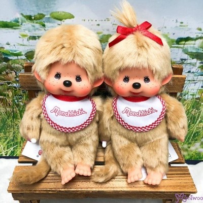 251827+34 Sekiguchi Monchhichi Premium Standard S Size Beige Boy & Girl